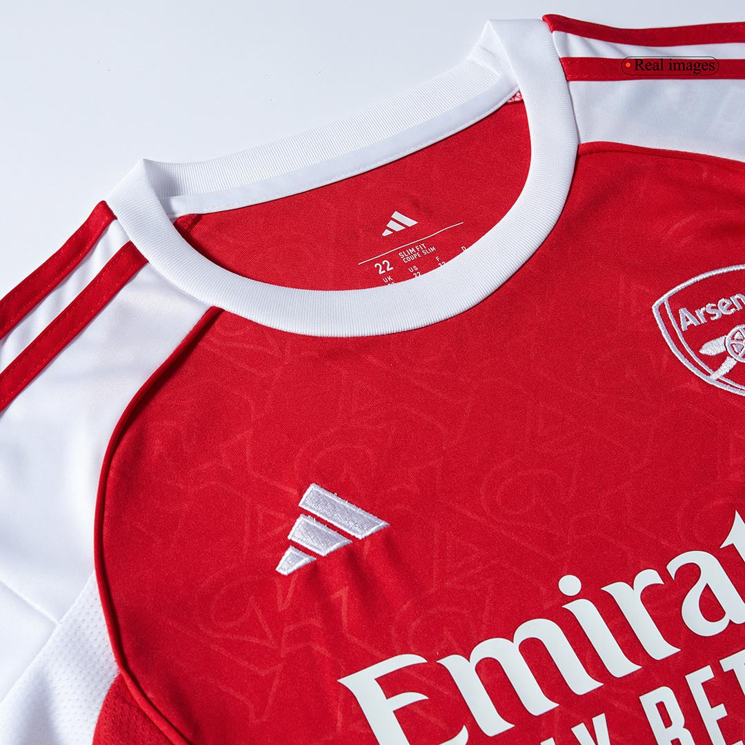 Arsenal Kid's Home Soccer Jersey Kit (Jersey+Shorts) 2025/26 Red