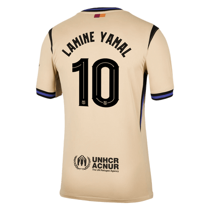 LAMINE YAMAL #10 Barcelona's Away Soccer Jersey 2025/26 - UCL
