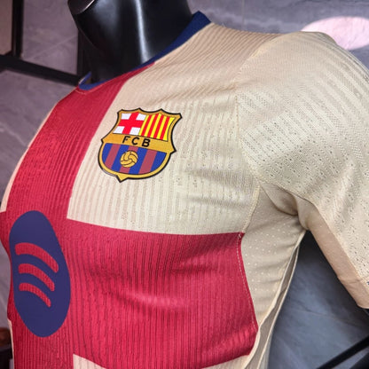 Blaugrana Fourth Away Player Version Soccer Jersey 2026/27