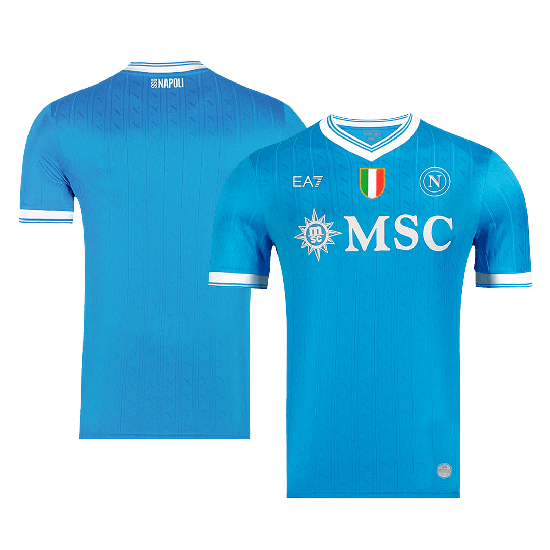 Napoli Home Player Version Soccer Jersey 2025/26