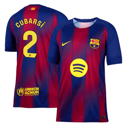 CUBARSÍ #2 Barcelona Home Soccer Jersey 2025/26