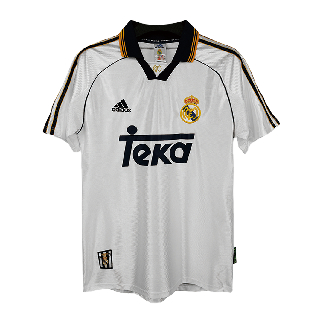Real Madrid 1998/00 Home Retro Soccer Jersey