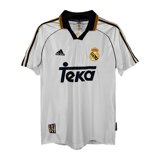 Real Madrid 1998/00 Home Retro Soccer Jersey