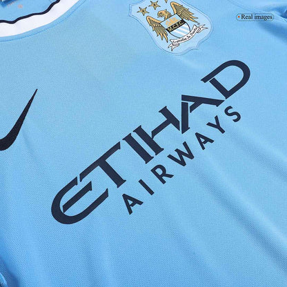 Manchester City 2013/14 Home Retro Football Jersey