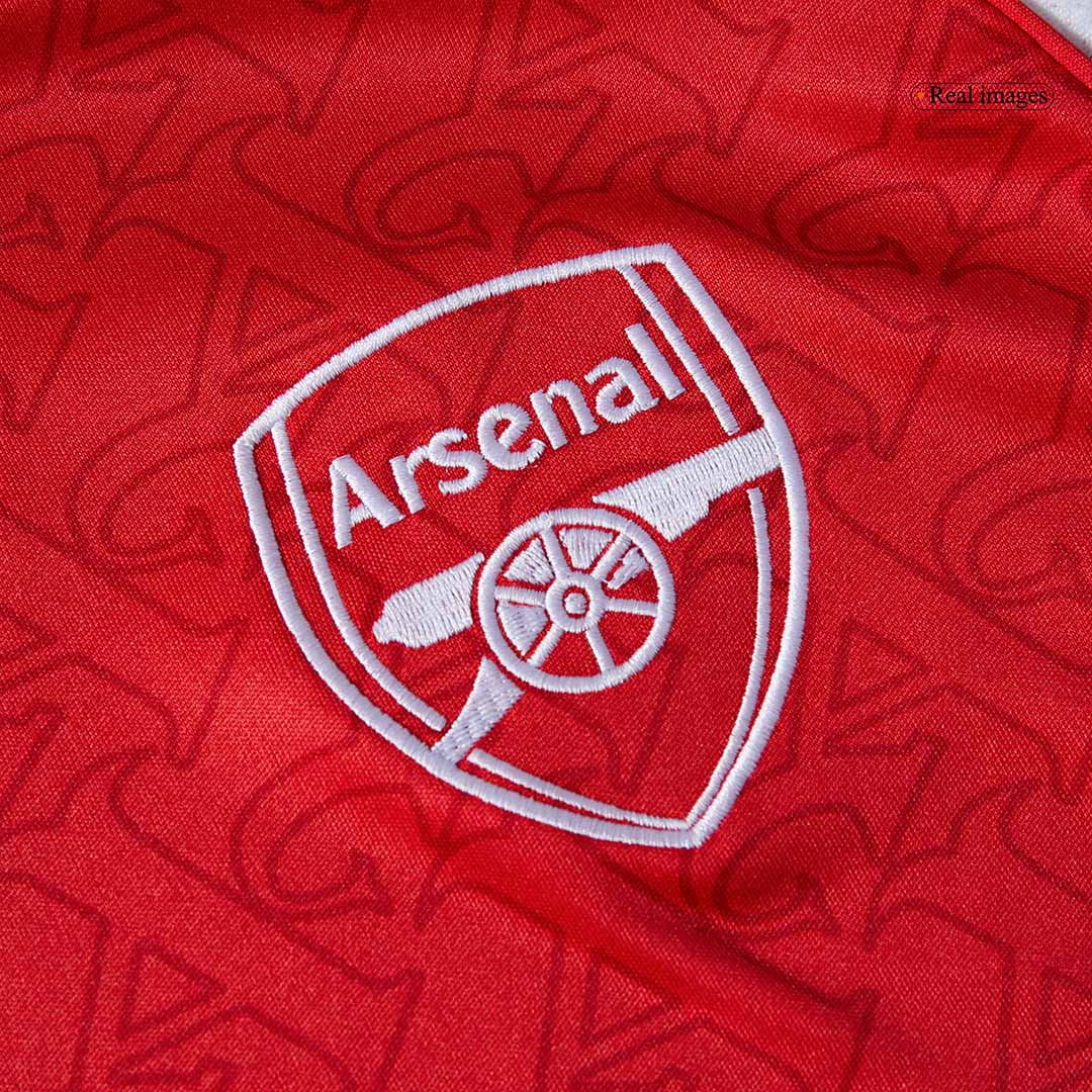 RICE #41 Arsenal Home Soccer Jersey 2025/26 Red
