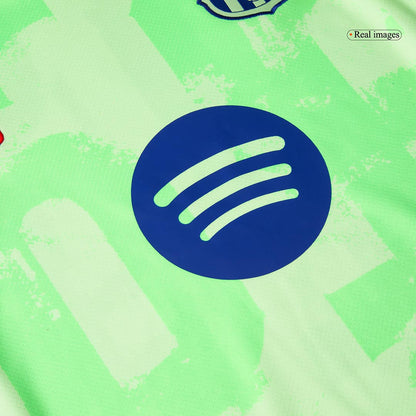 Barcelona Third Away Soccer Jersey Kit (Jersey+Shorts) 2024/25 - (Spotify Logo Without Text)