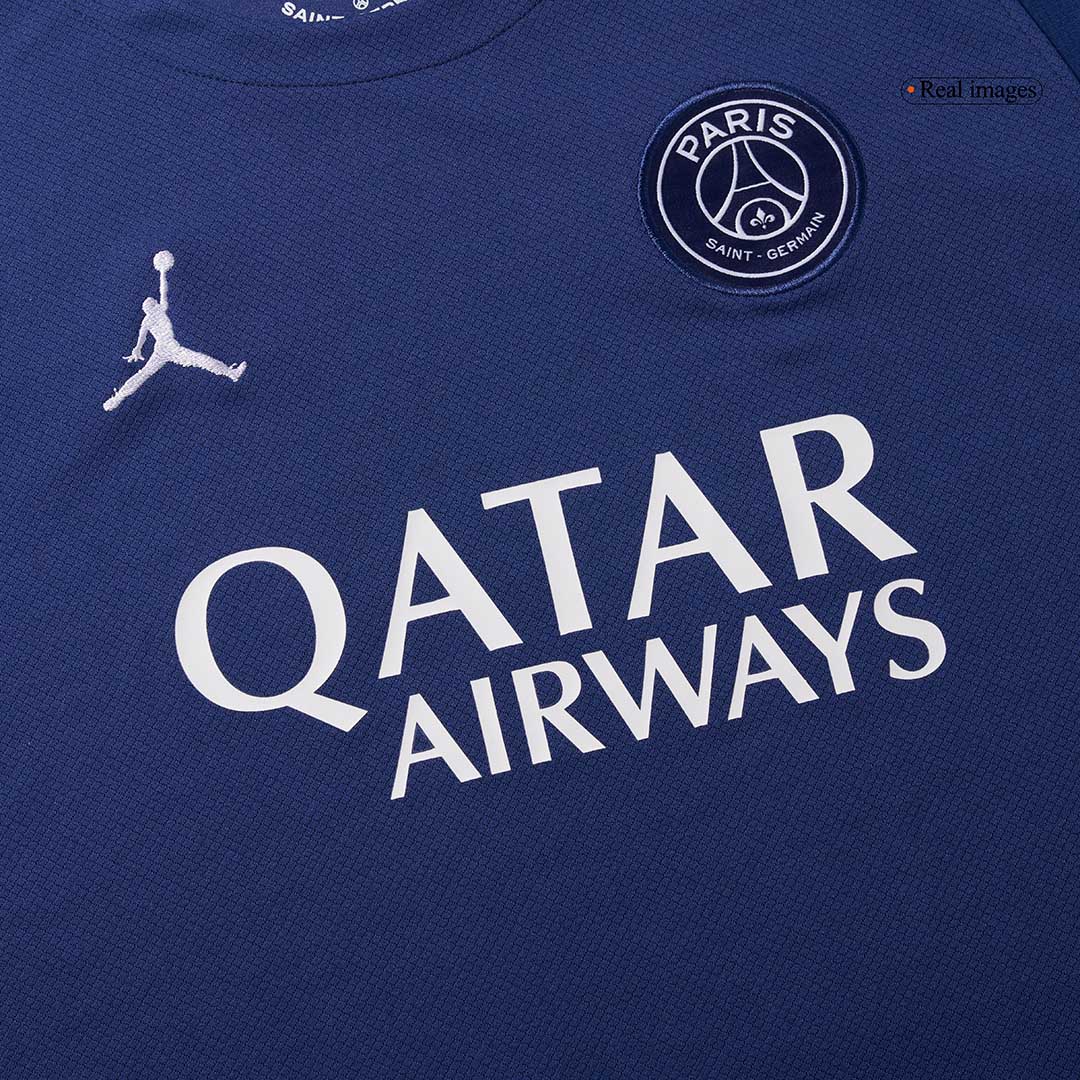 PSG Fourth Away Soccer Jersey Kit (Jersey+Shorts) 2024/25 Navy