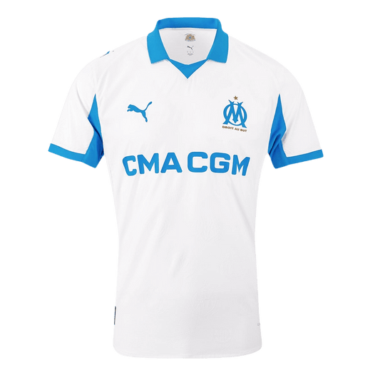 Marseille Home Player Version Soccer Jersey 2025/26