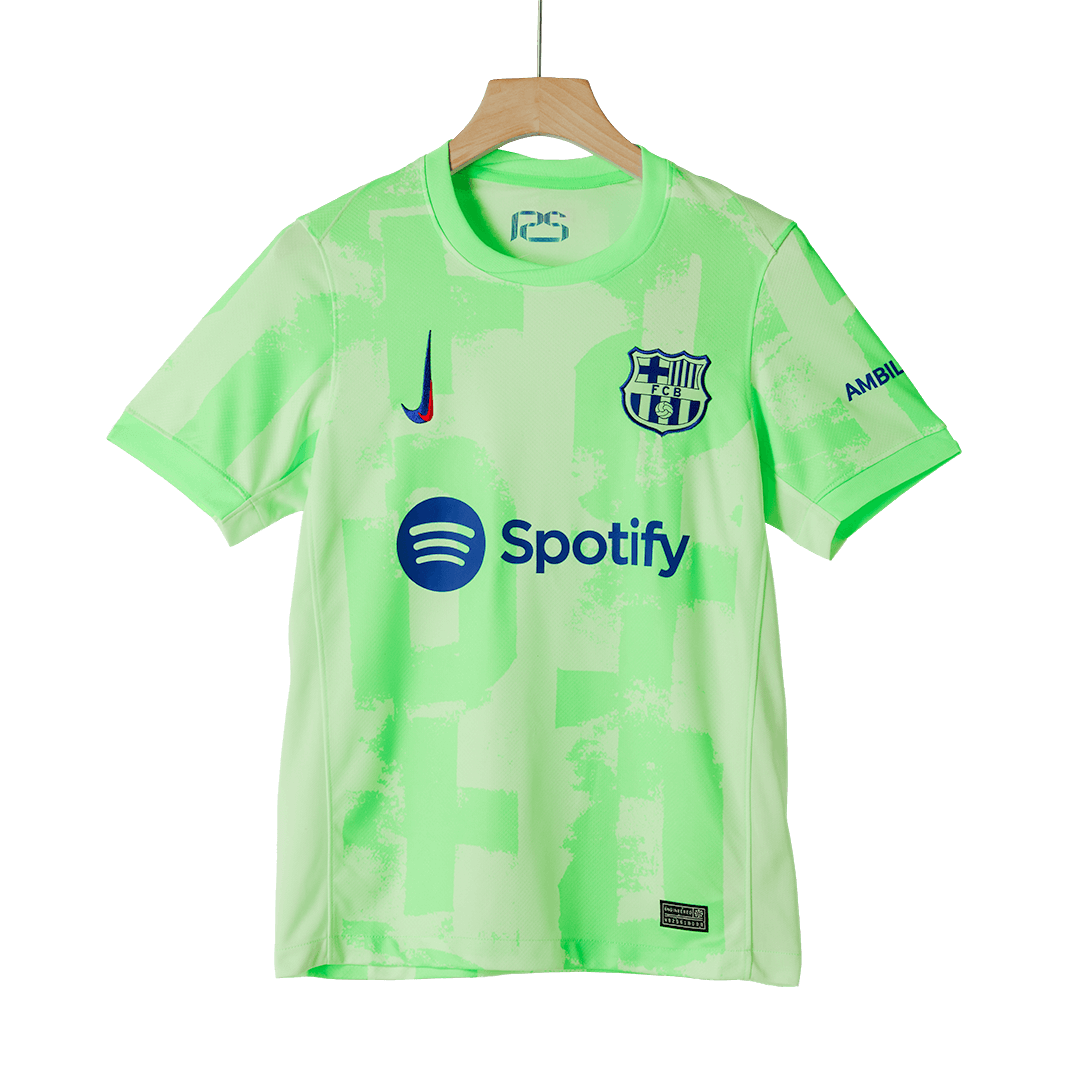 Barcelona Third Away Soccer Jersey Kit (Jersey+Shorts) 2024/25