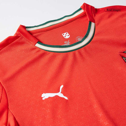 RONALDO #7 Portugal Home Long Sleeve Football Jersey 2025 Red