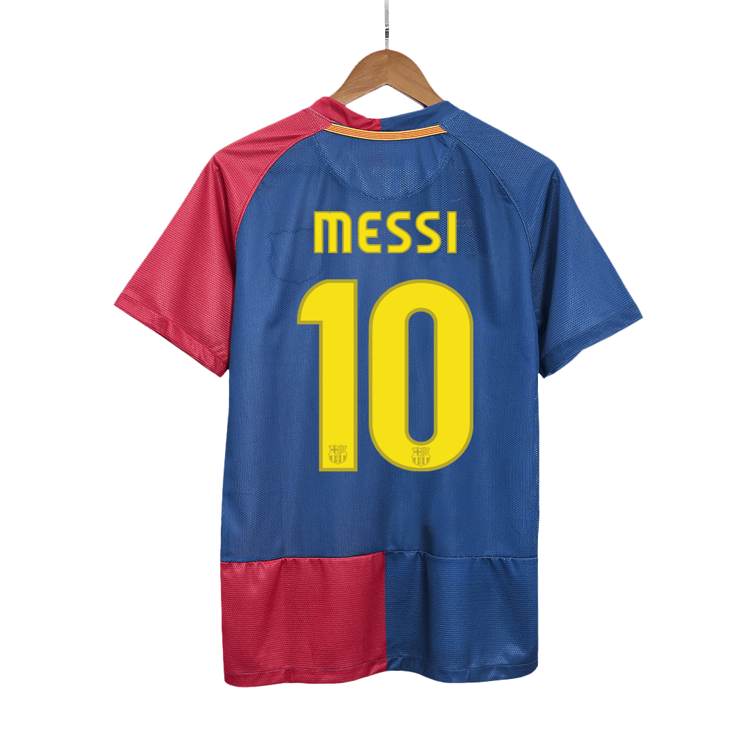Barcelona MESSI #10 2008/09 Retro Home Soccer Jersey - UCL