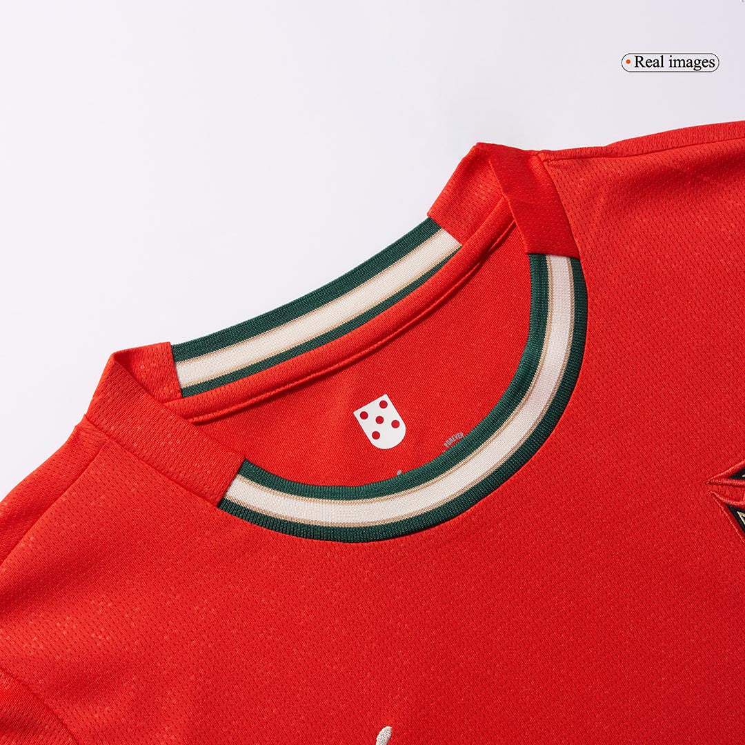 RONALDO #7 Portugal Women's Home Football Jersey 2025 Red