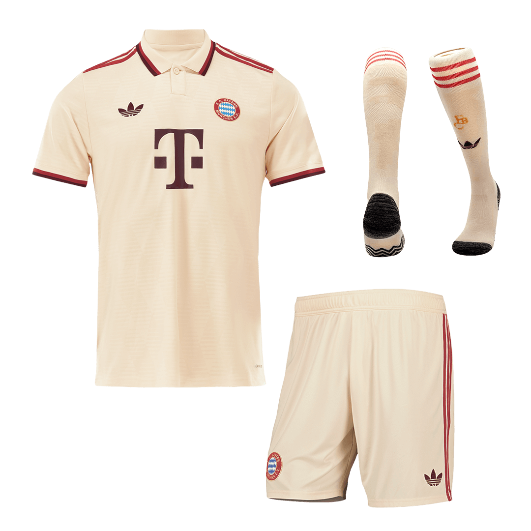 Bayern Munich Third Away Soccer Jersey Kit (Jersey+Shorts+Socks) 2024/25 - UCL