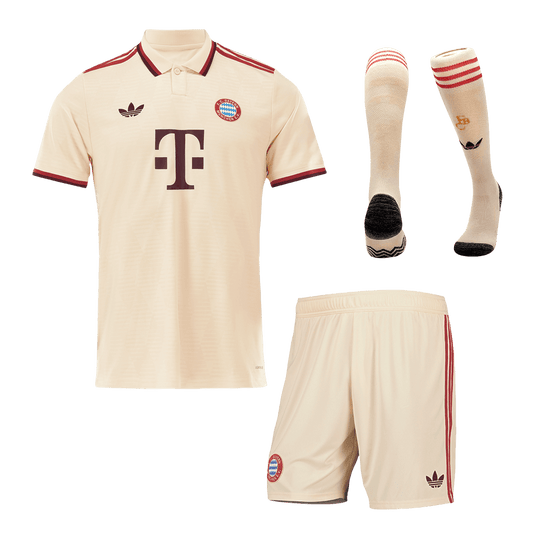 Bayern Munich Third Away Soccer Jersey Kit (Jersey+Shorts+Socks) 2024/25 - UCL