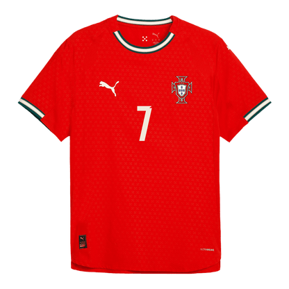 RONALDO #7 Portugal Home Player Version Football Jersey 2025 Red