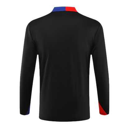 Barcelona Zipper Sweatshirt Kit (Top+Pants) 2024/25