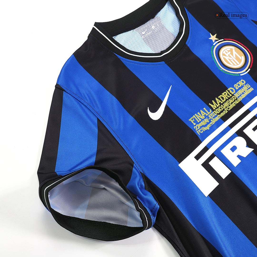 Inter Milan 2009/10 Home Retro Football Jersey - UCL Final