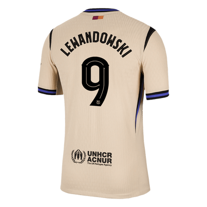 LEWANDOWSKI #9 Barcelona Away Player Version Soccer Jersey 2025/26 - UCL