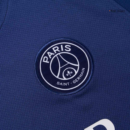 PSG Fourth Away Soccer Jersey Kit (Jersey+Shorts) 2024/25 Navy