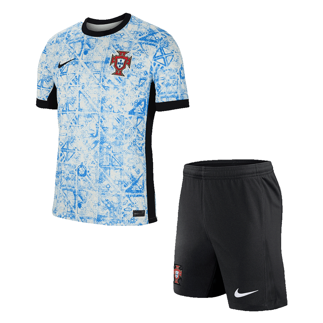 Portugal Away Football Jersey Kit (Jersey+Shorts) Euro 2024