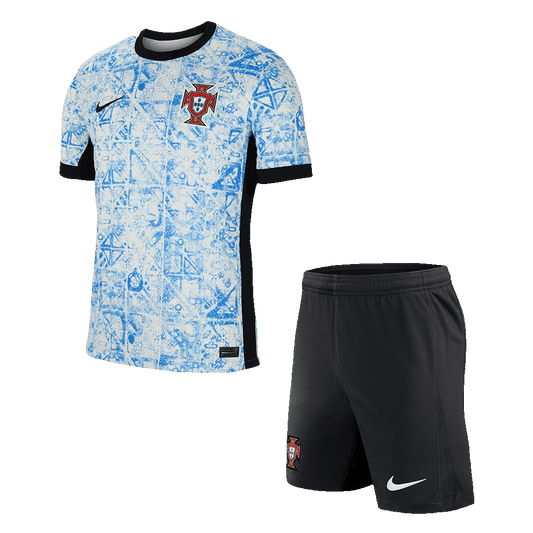 Portugal Away Football Jersey Kit (Jersey+Shorts) Euro 2024