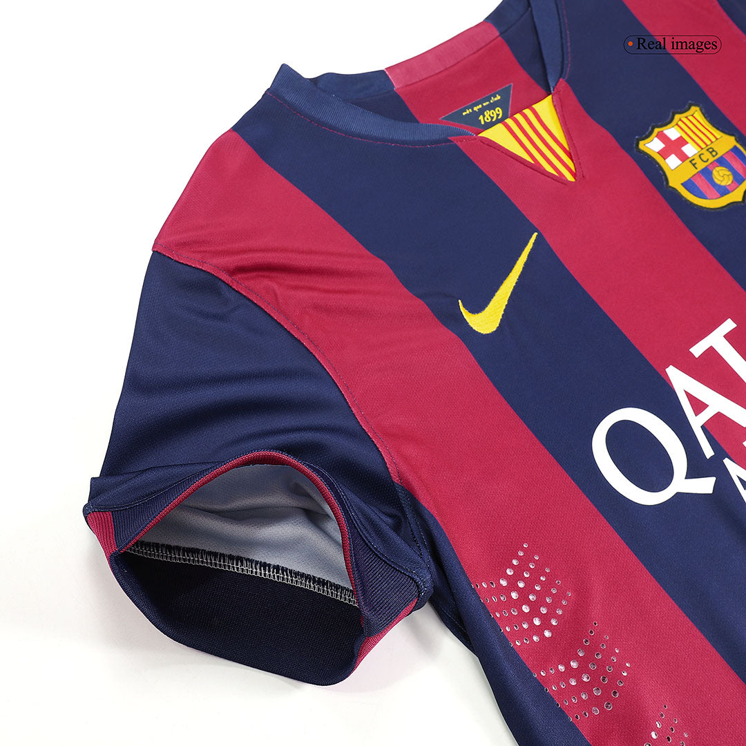 Barcelona 2014/15 Retro Home Soccer Jersey