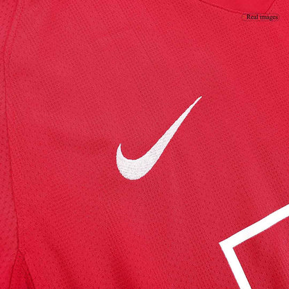 RONALDO #7 Manchester United 2007/08 Home Long Sleeve Retro Soccer Jersey