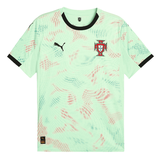 Men's Portugal Away Soccer Jersey 2025 Green - Women's Euro
