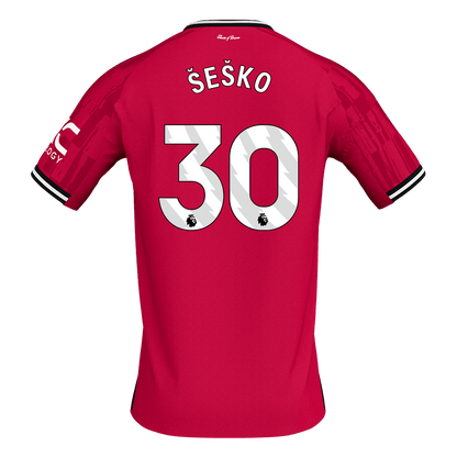 ŠEŠKO #30 Manchester United Home Jersey 2025/26