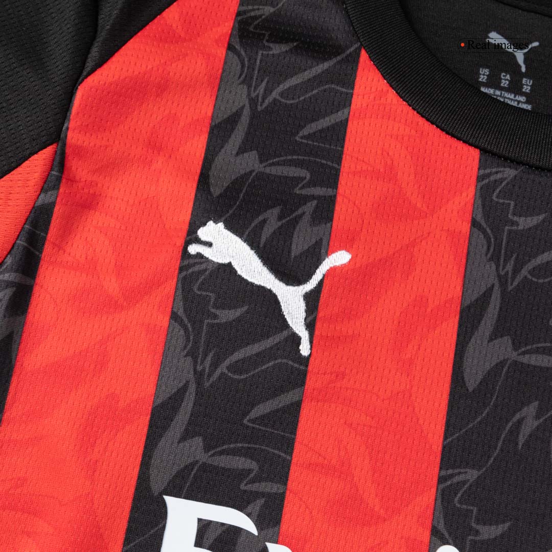 AC Milan Kid's Home Kit - Jersey+Shorts 2025/26