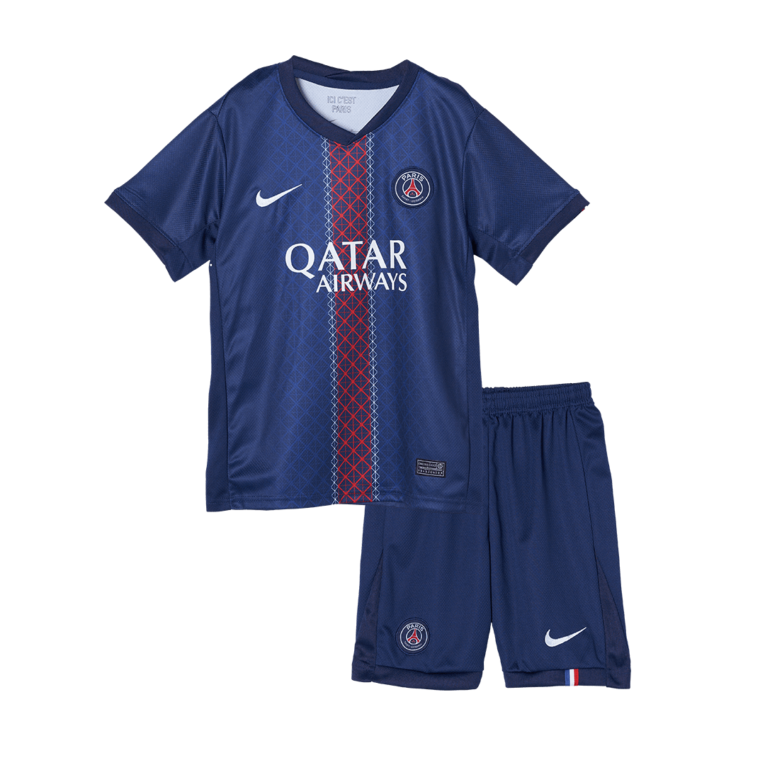 Kid's PSG Home Jersey Kit - Jersey+Shorts 2025/26