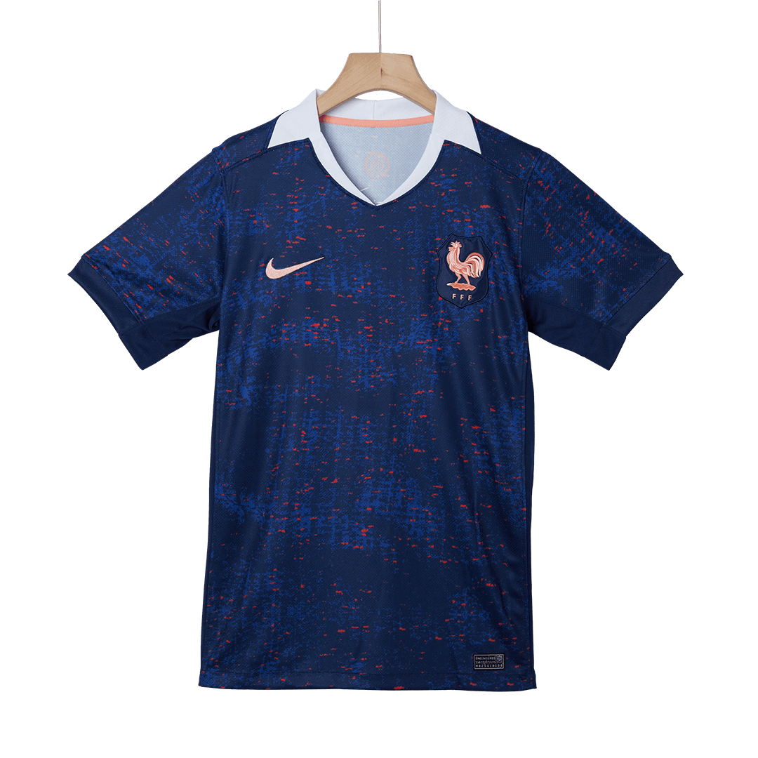 Men's France Home Soccer Jersey 2025 Blue - Women's Euro