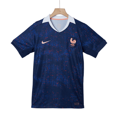 Men's France Home Soccer Jersey 2025 Blue - Women's Euro