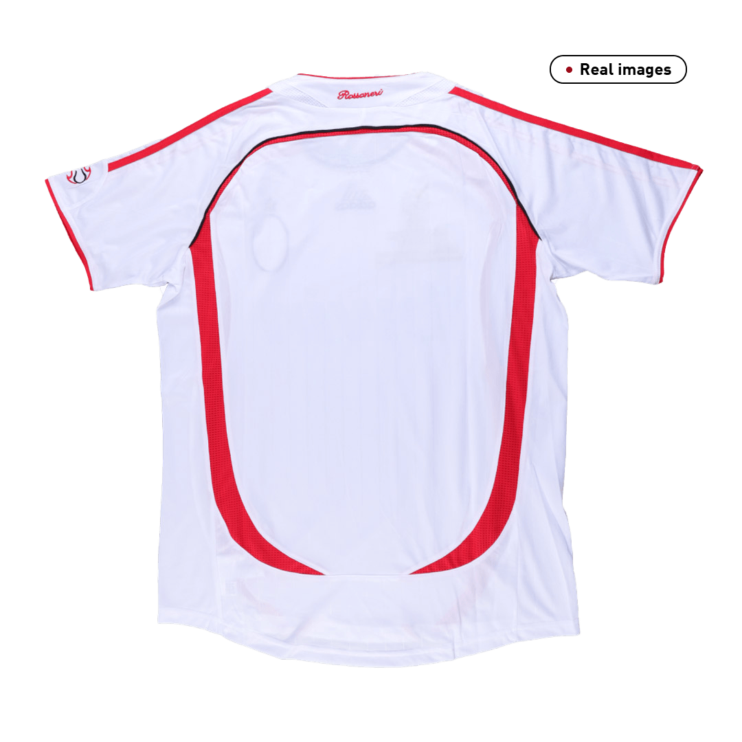 AC Milan 2006/07 Away Retro Soccer Jersey - UCL