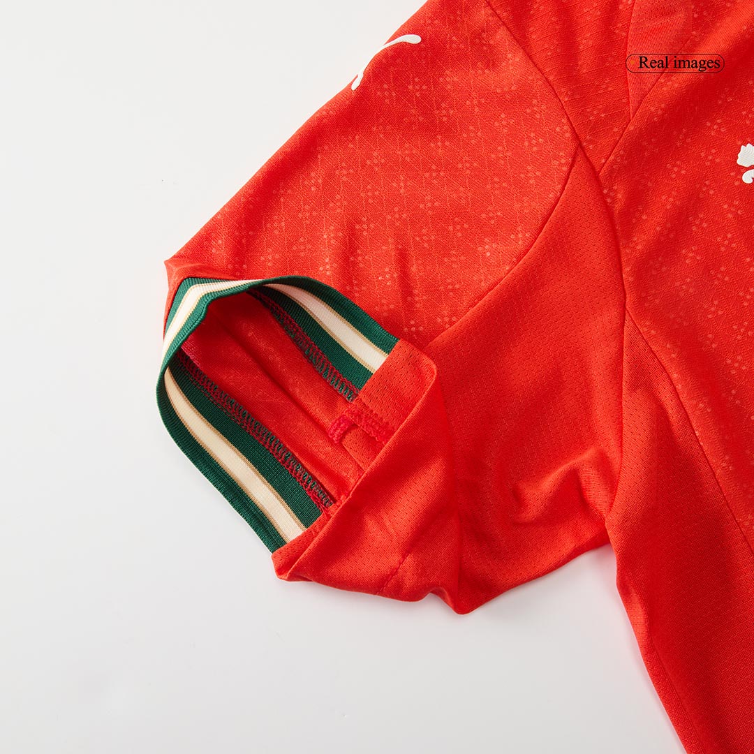 Portugal Home Player Version Football Jersey 2025 Red