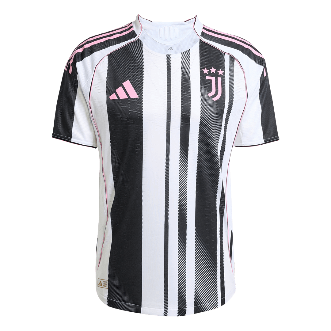 Juventus Player Version  Home Soccer Jersey 2025/26 Black&White