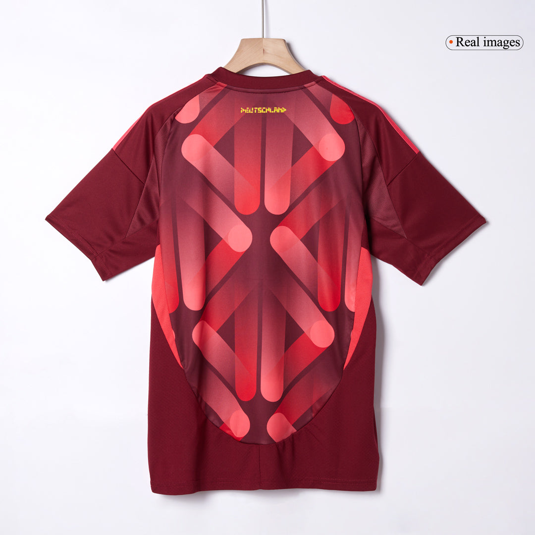 Germany Men's Away Football Jersey 2025 Red - Women's Euro
