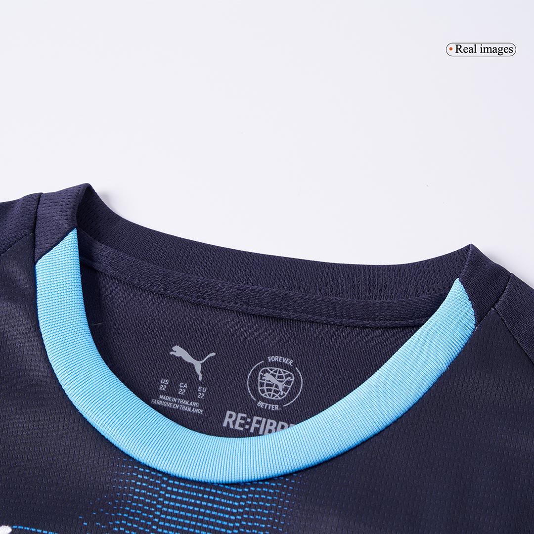 Marseille Kid's Away Kit - Jersey+Shorts 2025-26