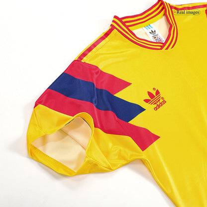 Colombia 1990 Home Retro Football Jersey