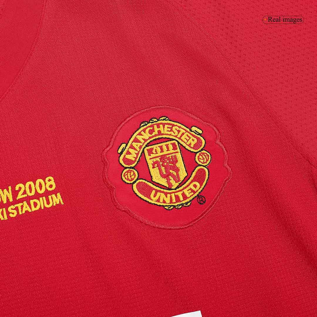 Manchester United 2007/08 Home Retro Soccer Jersey - UCL Final