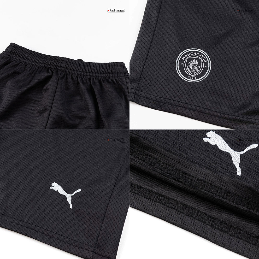 Manchester City Kid's Away Jersey Kit - Jersey+Shorts 2025/26