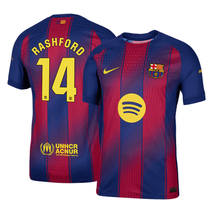 RASHFORD #14 Barcelona Home Player Version Soccer Jersey 2025/26