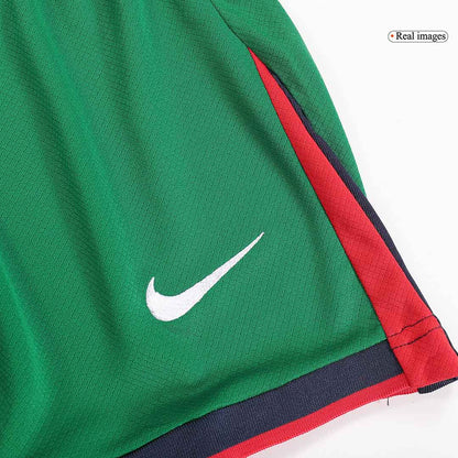 Portugal Kid's Home Football Jersey Kit (Jersey+Shorts+Socks) Euro 2024