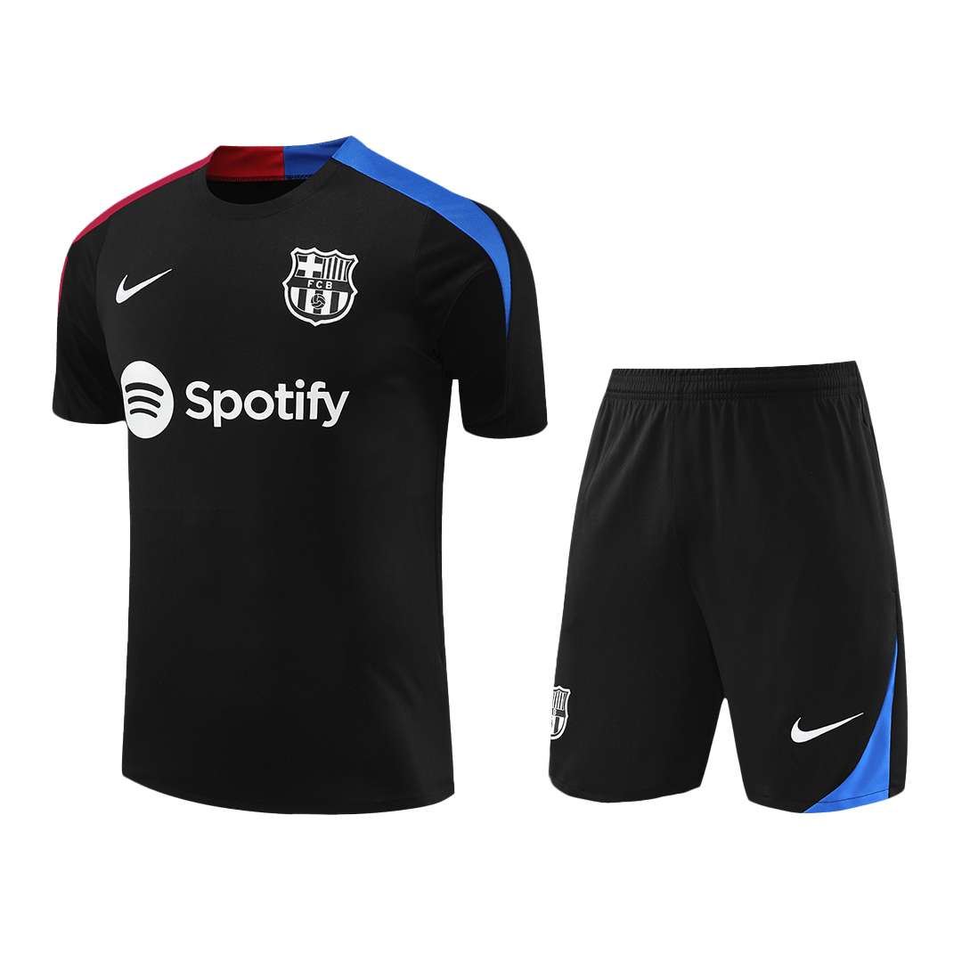 Barcelona Pre-Match Soccer Jersey Kit (Jersey+Shorts) 2024/25