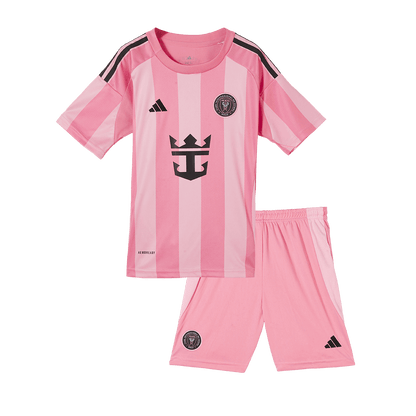 Inter Miami CF Kid's Home Soccer Jersey Kit (Jersey+Shorts) 2025 Pink
