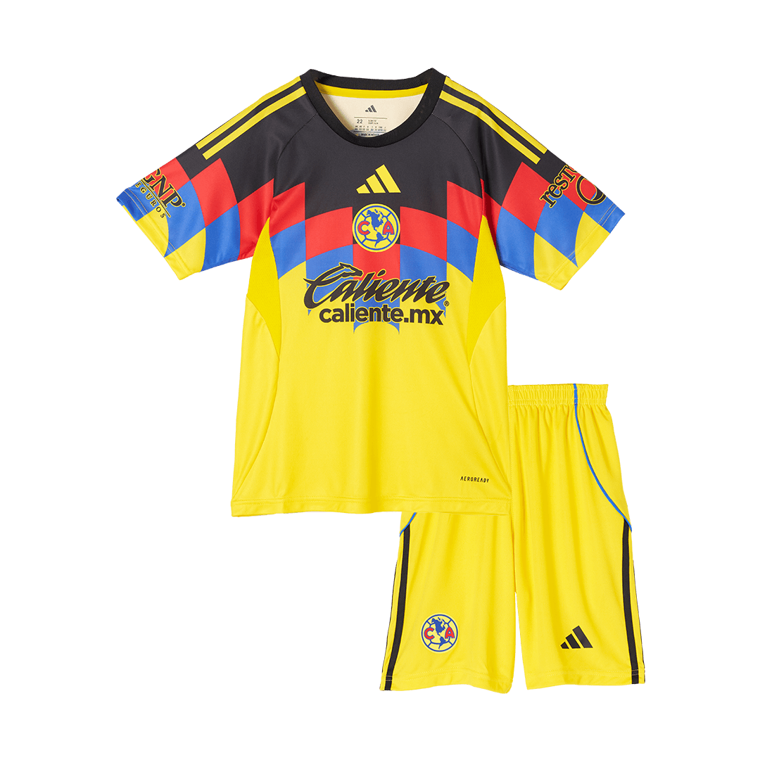 Kid's Club America Home Kit - Jersey+Shorts 2025-26