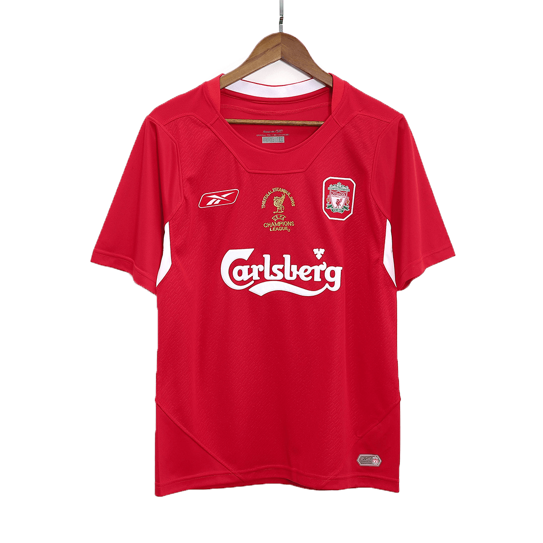 Liverpool 2005 Home Retro Football Jersey - UCL Final
