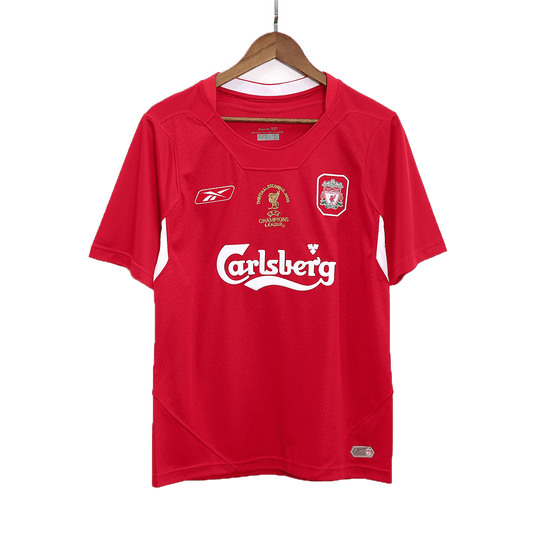 Liverpool 2005 Home Retro Football Jersey - UCL Final