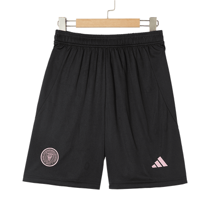 Inter Miami Away Soccer Jersey Kit (Jersey+Shorts) 2025 Black&Gray