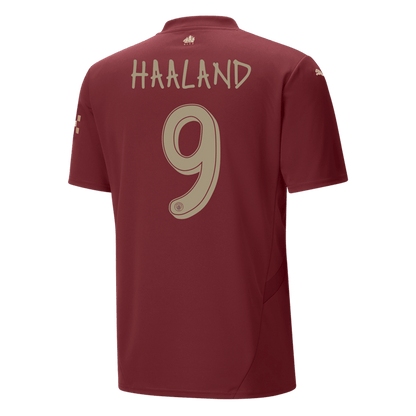 HAALAND #9 Manchester City Third Away Soccer Jersey 2024/25 - UCL